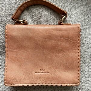 Neiman Marcus Brown Leather Shoulder Bag